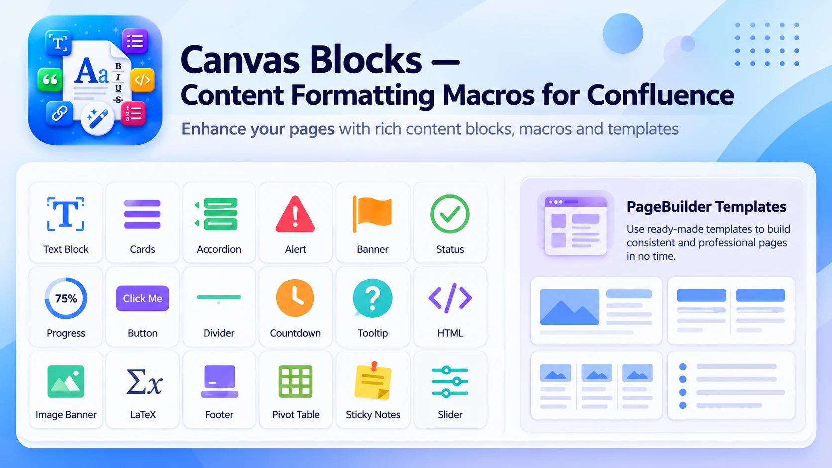 Canvas Blocks product preview